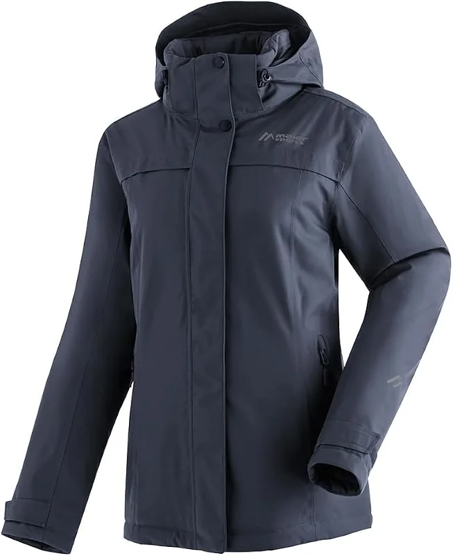 Maier Sports Lisbon Veste d'extérieur imperméable pour femme - Protection mTEX contre les intempéries et isolation mTHERM - Coupe ample — Vetements ski