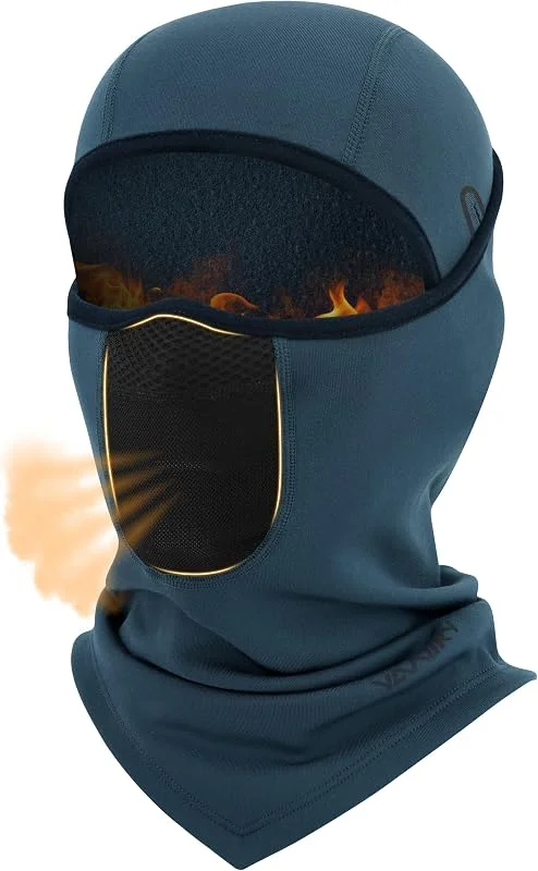 YANIKY Cagoule d'hiver pour Homme et Femme Masque Facial Respirant et Chaud — Equipement ski