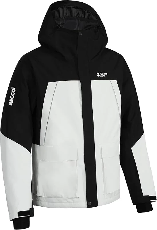 Pioneer Camp Veste de ski imperméable et isolante pour homme - Pour temps froid - Manteau chaud d'hiver pour montagne et neige — Vetements ski