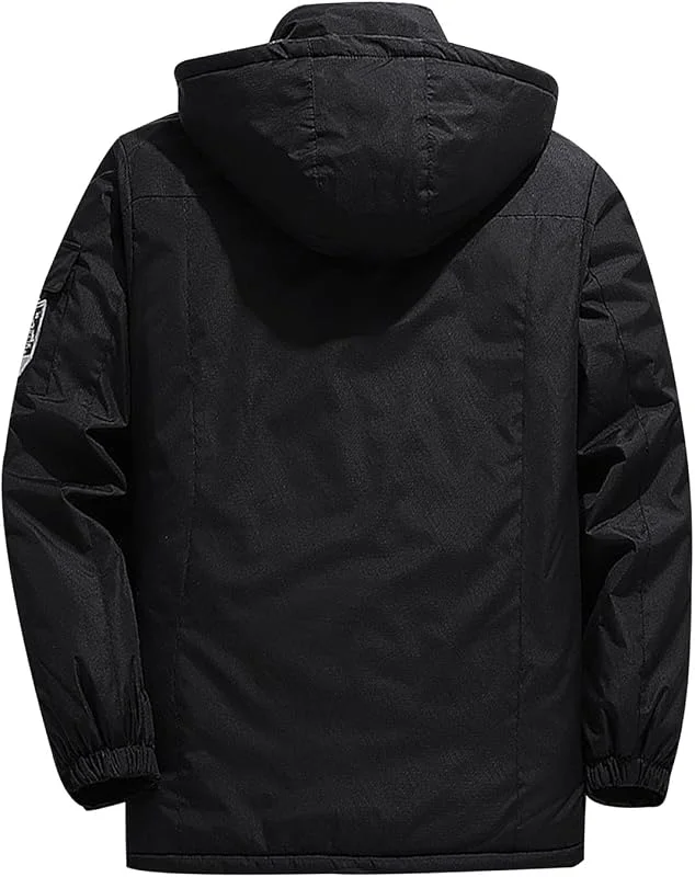 Manteau d'hiver surdimensionné pour homme - Veste de ski chaude en laine - Combinaison de randonnée — Vetements ski