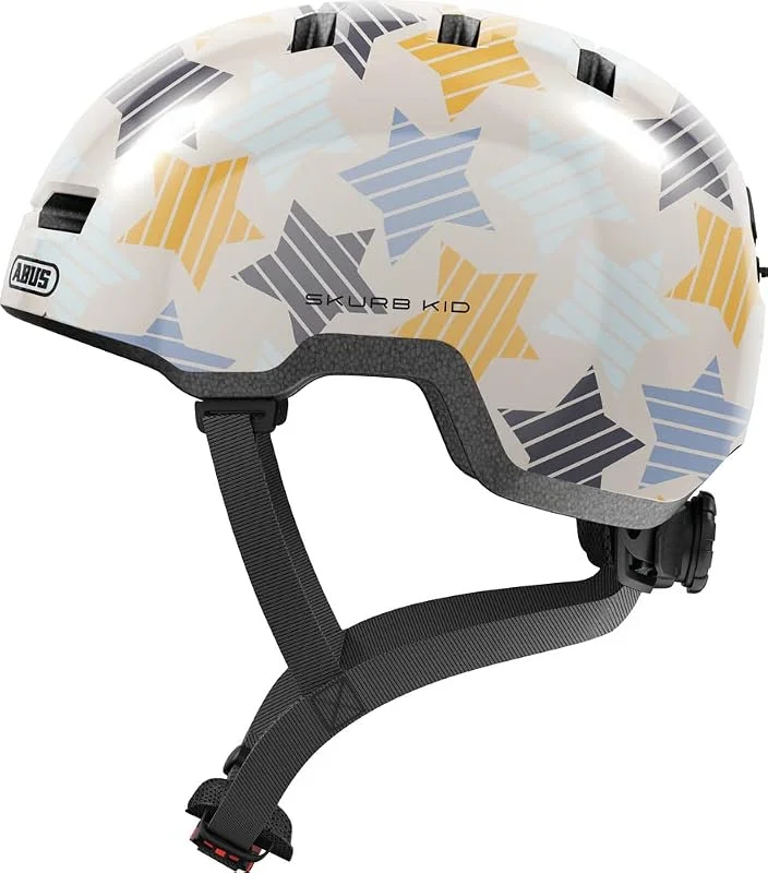 ABUS Casque Enfant Skurb Kid Look Skateur, grey stars, S — Equipement ski