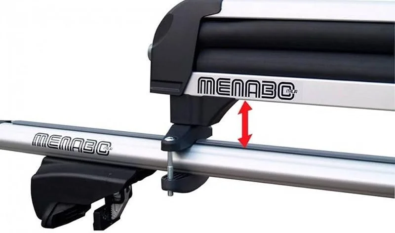F. Lli Menabo Srl 84700000 Menabo Iceberg Support Kit, Noir, Argent — Equipement ski