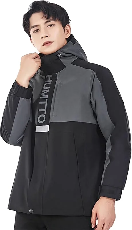 MU Veste de Ski Vêtements Pour Hommes Manteaux D'Hiver Imperméables Pour Femmes Neige Veste 3 En 1 Veste Doublée Fleece Veste Snowboard Jacket Veste Tactique Avec Poches, White, Xxl — Vetements ski