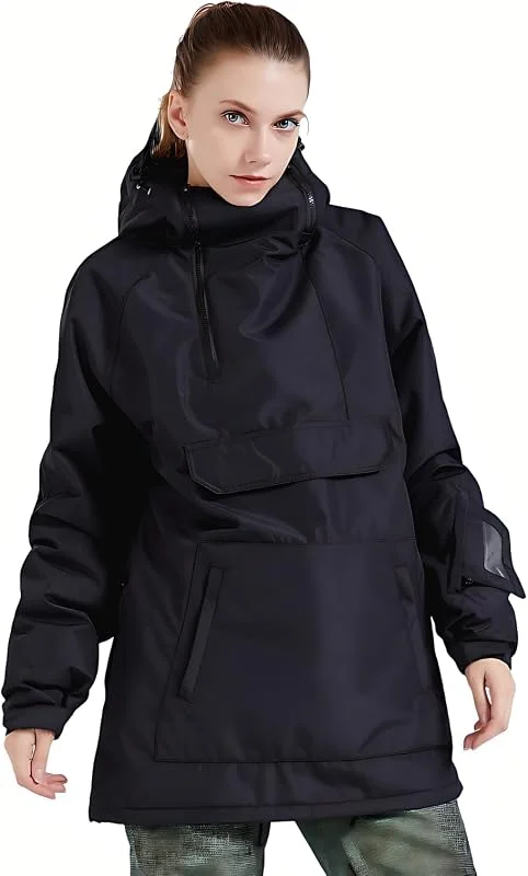 Bluemagic Vestes de Ski Femme, Blouson Hiver Femme, Extérieur Vêtements Thermiques Coupe-vent Etanche à l'humidité Chaud Respirant Neige Ski Marche Camping Manteau — Vetements ski