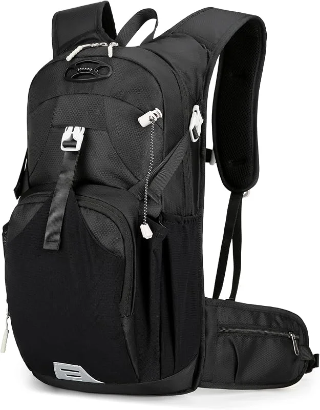 Sac à dos de cyclisme respirant imperméable avec housse de casque, sac à dos d'hydratation thermique pour VTT, course à pied, randonnée, ski, marche — Equipement ski