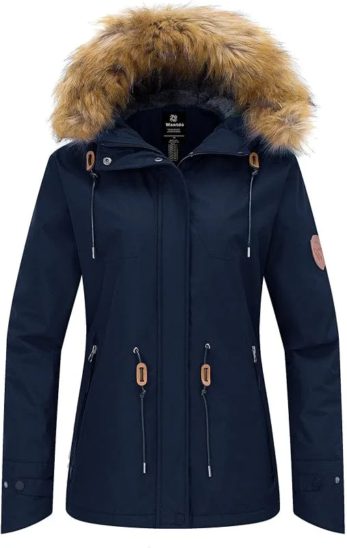 Wantdo Veste de ski Imperméable pour Femme Coupe-vent Extérieur Manteaux — Vetements ski