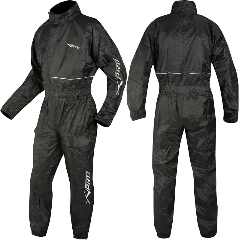 A-Pro Combinaison de pluie pour moto, scooter, touring, fluo, imperméable, fluo — Vetements ski