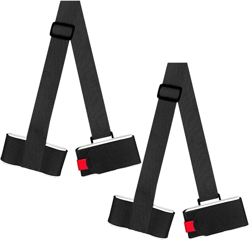 Sangles de Ski réglables et Ceintures Porte-Chaussures, Fixation pour bâtons de Ski et Snowboard pour Le Rangement de l'équipement de Sports d'hiver — Equipement ski