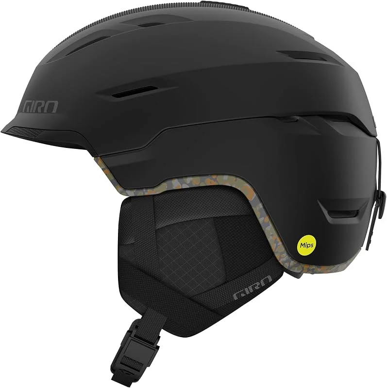 Giro Tor Spherical Casque de ski - Casque de planche à neige pour hommes, femmes et jeunes - Noir mat, camouflage silencieux - Taille S (52-55, 5 cm) — Equipement ski
