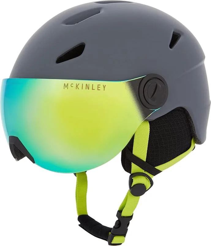 McKINLEY Pulse Revo Hs-016 Casque de Ski Jeunesse Unisexe, Grey Dark, M — Equipement ski