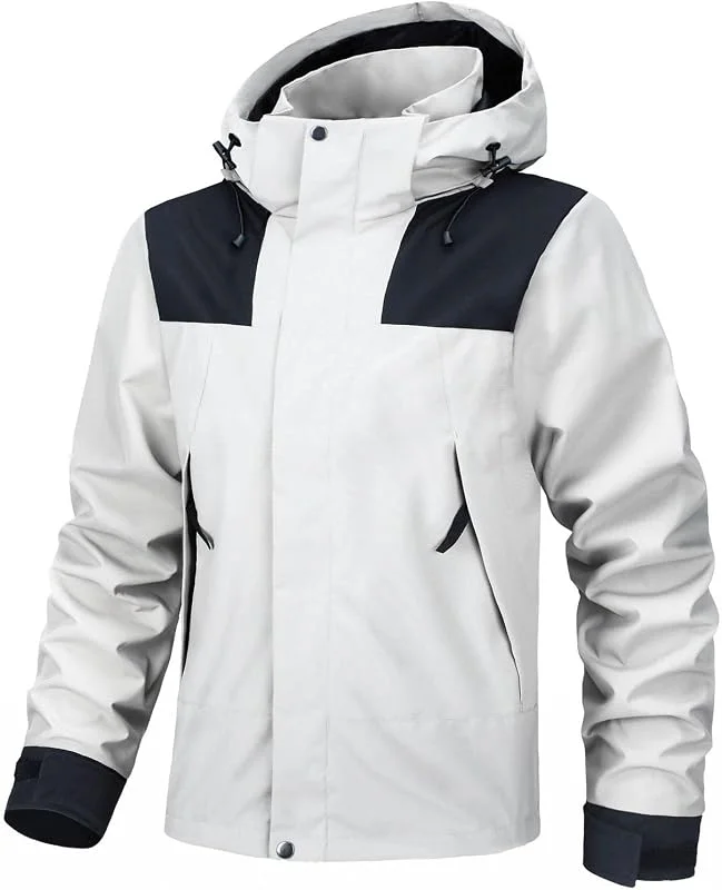 Ski Veste Polaire Homme De Ski Zippé Imperméable Manteau Blouson Tactique Randonnée Militaire Montagne Matelassée Snowboard Parka — Vetements ski