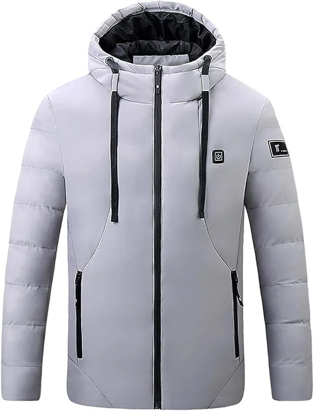 Veste Homme Chauffante, Blouson Homme Chauffant Veste Chauffante Avec Plusieurs Zones 4 Modes De Chauffage Gilet Chaud Lavable Pour Le Travail En Plein Air En Hiver Ski Chasse Motos — Vetements ski