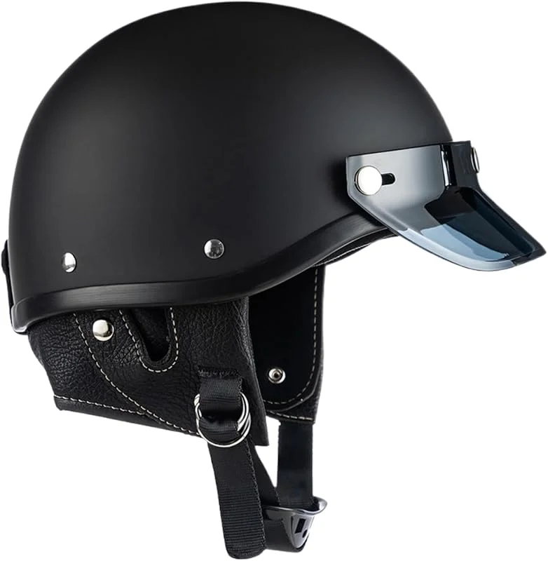 Casque Demi- Casques Adulte Moto — Equipement ski