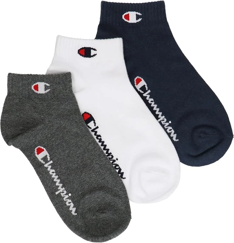 Champion Socks Basics 3pk Quarter Socks chaussettes Mixte (lot de 3) — Equipement ski