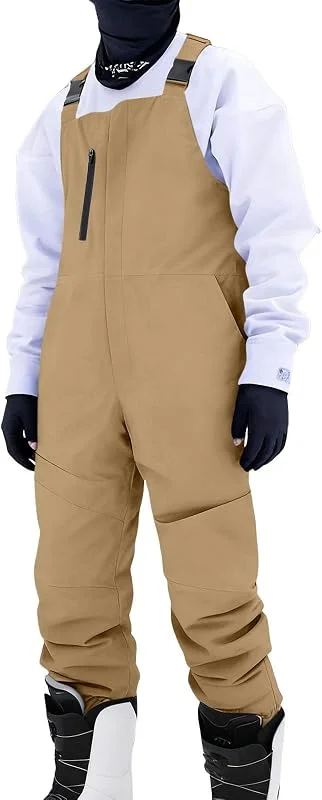 Générique Salopette Isolante pour Femme avec Poches zippées et Bretelles réglables Pantalon de Snowboard Thermique idéal pour Sports d'hiver — Vetements ski