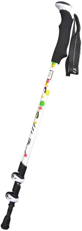 Bâtons De Randonnée Canne Télescopique en Trois Sections en Alliage D'aluminium Ultra-léger 7075, Dotée De Serrures Métalliques pour La Randonnée Et l'escalade — Equipement ski