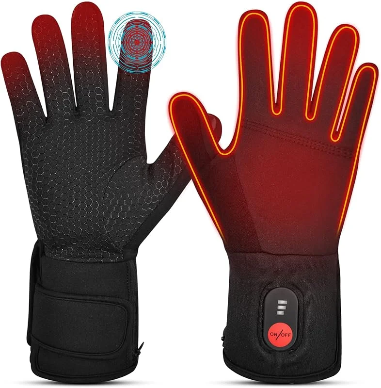 Gants chauffants électriques pour homme et femme, rechargeables, chauffants pour l'hiver — Vetements ski