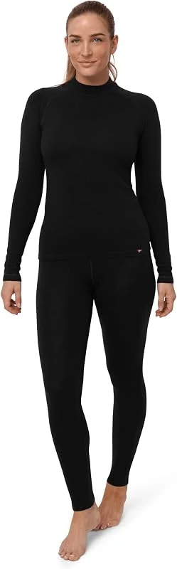 DANISH ENDURANCE Ensemble Thermique Mérinos Femme, 250 g, m², Isolant — Vetements ski