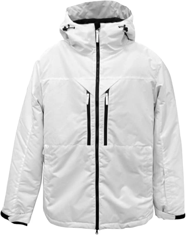 Veste de ski pour homme, veste d'hiver pour snowboard, alpinisme, avec réglable, respirante, imperméable, coupe-vent, veste de loisirs chaude — Vetements ski