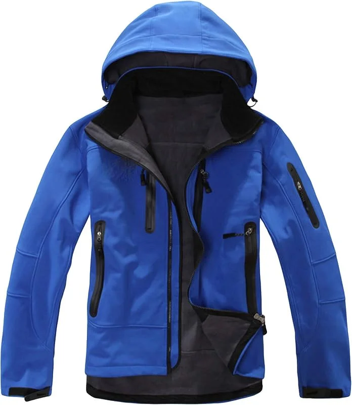 Veste de randonnée d'extérieur pour femme - Imperméable - Légère et respirante - Veste fonctionnelle avec capuche - Veste softshell pour l'automne et l'hiver - Veste à capuche - Veste de ski — Vetements ski