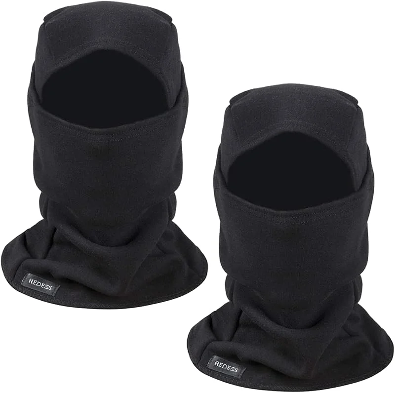 REDESS Cagoule Polaire Chaude Masque de Ski Coupe-Vent Masque de Visage Moto Cagoule Chauffe-Capuche Bonnet de Sport d'hiver — Vetements ski