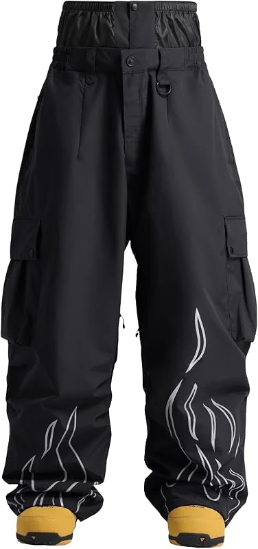 GSOU SNOW Pantalons de Snowboard Amples pour Hommes 20K Imperméables — Vetements ski