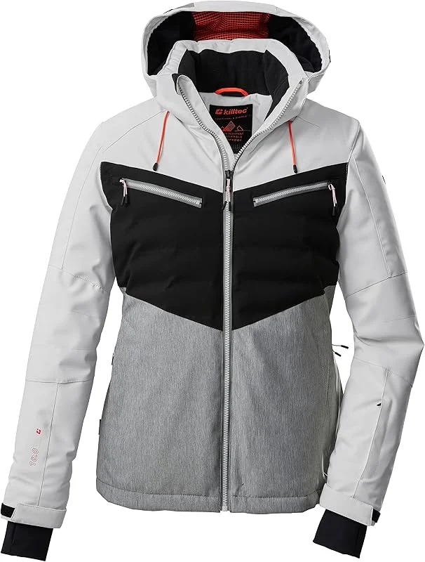 Killtec Ksw 21 Wmn Ski Jckt Veste de ski, veste fonctionnelle avec capuche amovible et pare-neige Femme — Vetements ski