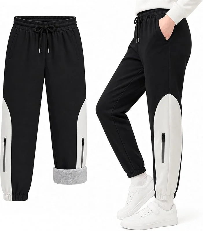 Pantalon Imperméable Enfant Chaud Doublé Polaire Hiver Thermique — Vetements ski