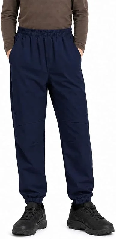 JiAmy Pantalon d'hiver imperméable doublé en polaire pour enfants de 4 à 14 — Vetements ski