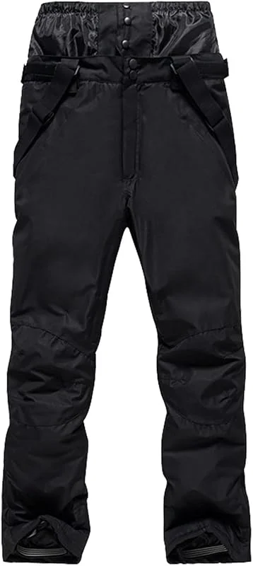Paire de pantalons de ski chauds en coton épais pour l'hiver, pantalon de sport, isolation thermique, imperméable, respirant, neige, randonnée, homme et femme — Vetements ski