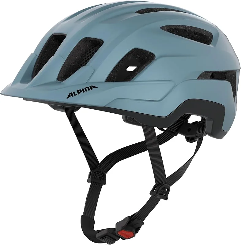 Alpina Paranus - Casque de vélo léger, Forte Absorption des Chocs grâce au Hi-EPS, Grande Ventilation, Filet Anti-Insectes intégré, Ajustement réglable — Equipement ski