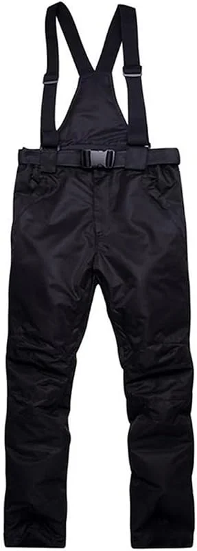 Salopette de ski isolée pour homme et femme - Pantalon de ski à bretelles isolées pour homme et femme - Pantalon d'hiver et de snowboard - Taille L — Vetements ski