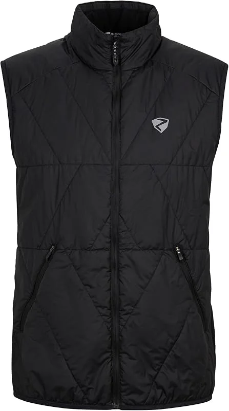 Ziener Nario-z Gilet Softshell Hybride pour Ski, Primaloft-Coupe-Vent et imperméable, Noir, 54 Hommes — Vetements ski
