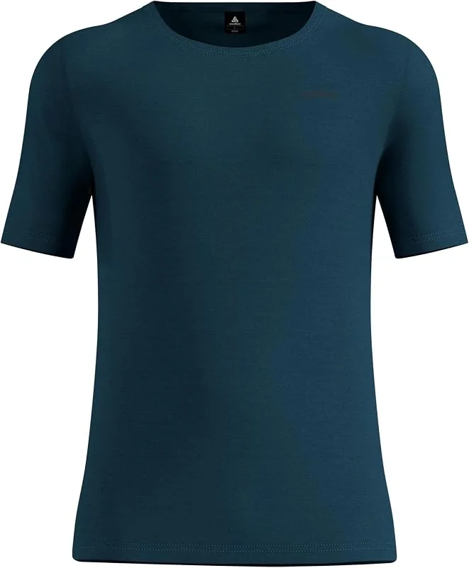 Odlo Merino Fundamentals BL Top col Ras du Cou S, S Homme — Vetements ski