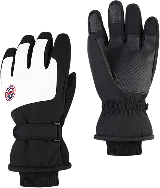 Gants de ski d'hiver pour homme et femme - Gants de ski chauds pour écran tactile - Gants d'hiver chauds pour le ski — Vetements ski