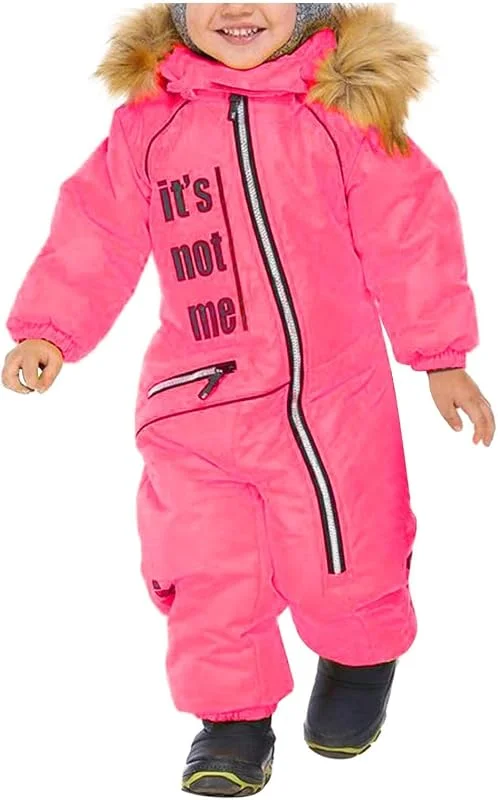 Bébé Nouveau-Né Combinaison De Neige Barboteuse Enfant Grenouillère Rembourré Jumpsuit Polaire Rembourré Ski Footed Combinaisons Chaud Barboteuse Jumpsuit Manteau Hiver Garcon — Vetements ski