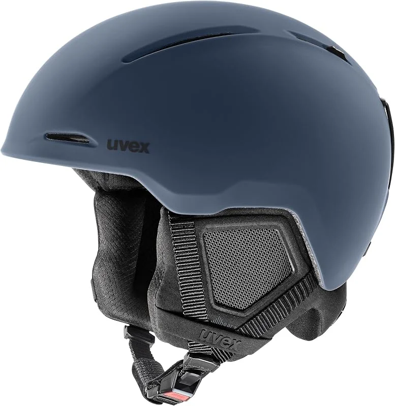 uvex Monte LT – Casque de Ski Robuste, léger et élégant pour Femmes et Hommes avec réglage Individuel de la Taille – Bleu crépuscule Mat – 56–59 cm — Equipement ski