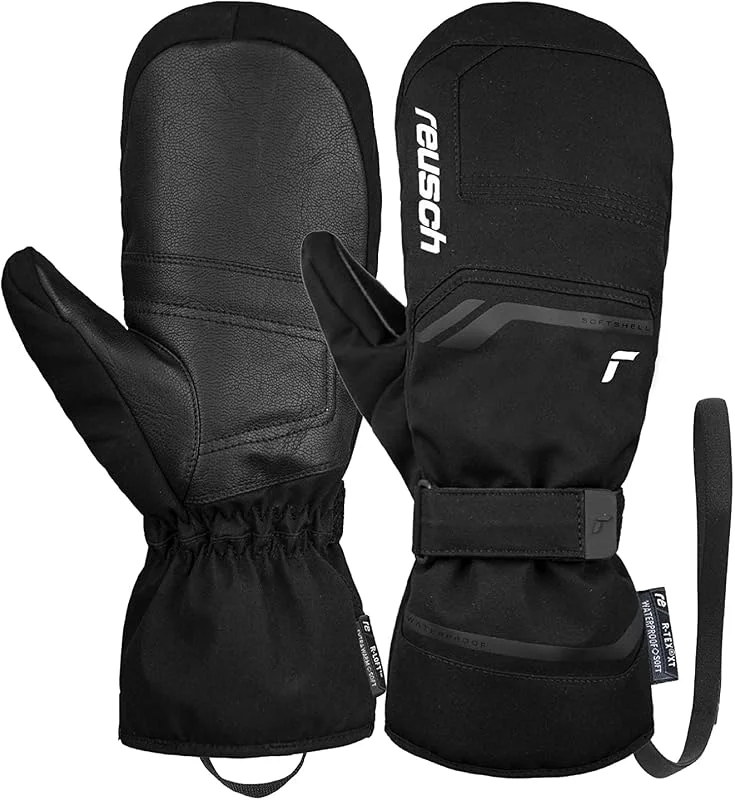 Reusch Moufles de Ski Hommes Femmes, Chaudes et imperméables, Softshell — Vetements ski
