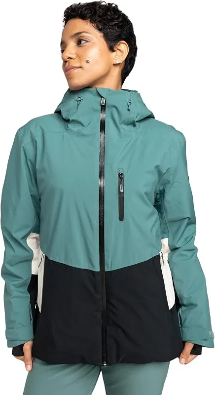 Roxy Ski Jacket – 10k Waterproof, Insulated, Pfas-free, Stretch, Recycled Fabric Jacket Femme (lot de 1) — Vetements ski