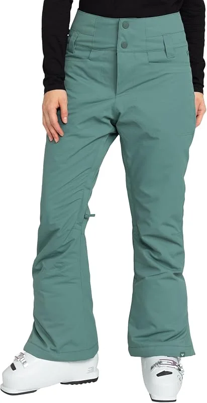 Roxy Pantalon de Ski Diversion pour Femme – Pantalon de Neige isolé imperméable 10 K, Coupe ajustée, sans BPA — Vetements ski