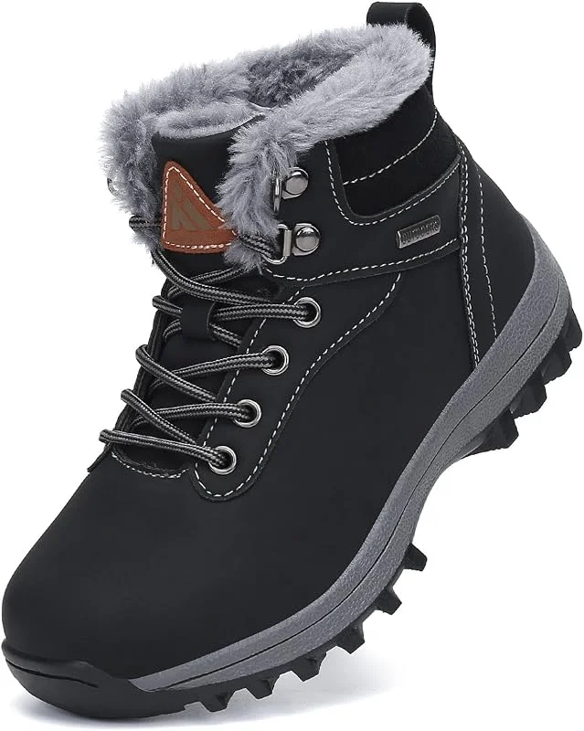 Mishansha Bottine Enfant Neige Chaussures Hive pour Garçon Fille, Gr.24-36 — Equipement ski