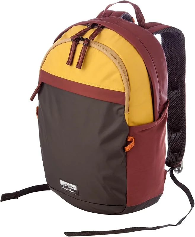 Eddie Bauer Sac à dos unisexe, Bois rougeâtre, or antique, 20L, Venture Sac à dos avec compartiments de rangement et housse compatible avec les boissons et les ordinateurs portables — Equipement ski