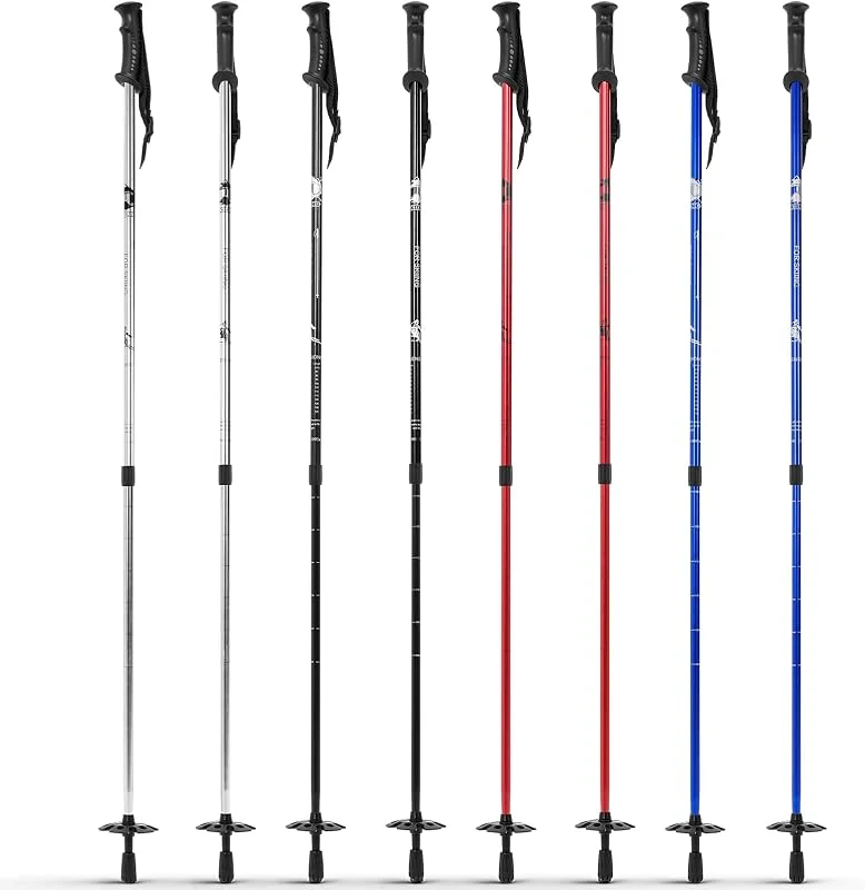 VioraWhite Bâtons de ski réglables pour ski alpin — Equipement ski