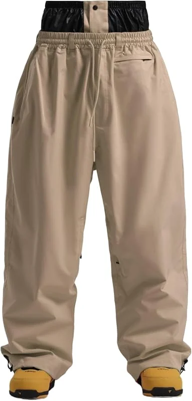 GSOU SNOW Pantalon De Ski Et De Snowboard Femme Homme Baggy Coupe Relaxée — Vetements ski