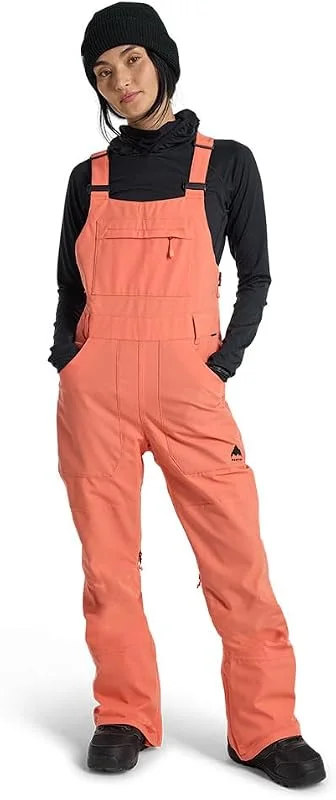 Burton - Salopette De Ski, Snow Avalon Stretch Bib Peach Echo Femme - Femme - Rose — Vetements ski