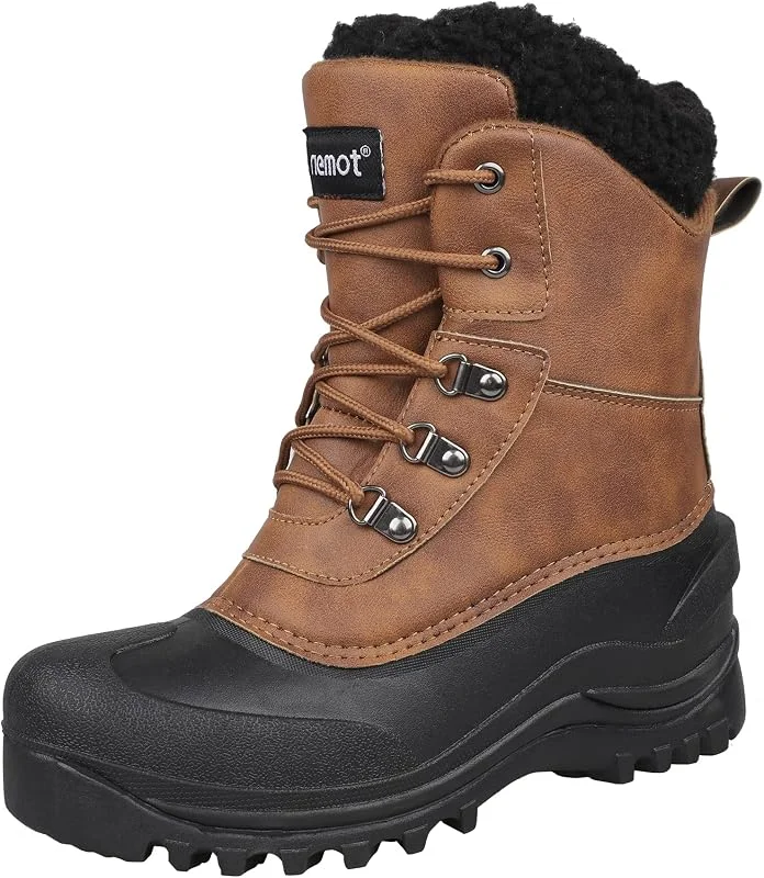 riemot Bottes de Neige Homme Fourrées Chaudes Antidérapantes pour l'Hiver — Equipement ski