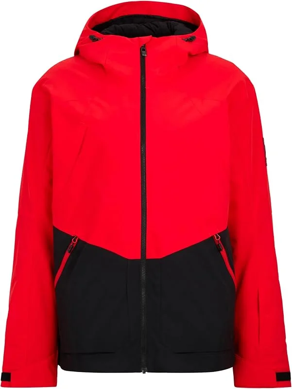 Ziener Tobin-z Veste de Ski, Snowboard Respirante imperméable, Rouge, 62 cm Homme — Vetements ski