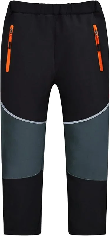 MEILONGER Pantalon de Ski Softshell Enfant garçon Fille, Pantalon de Neige imperméable Coupe-Vent Thermique, pour randonnée, Trekking et Plein air, Pantalon de Ski Hiver — Vetements ski