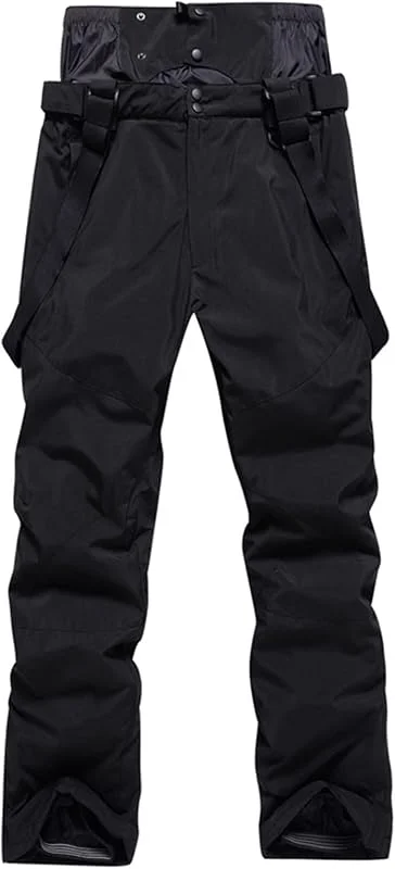 Pantalon de ski chaud pour femme - Pantalon de neige - Pantalon de snowboard - Pantalon thermique avec bretelles - Coupe-vent - Pantalon d'hiver doublé - Pantalon d'extérieur, salopette — Vetements ski