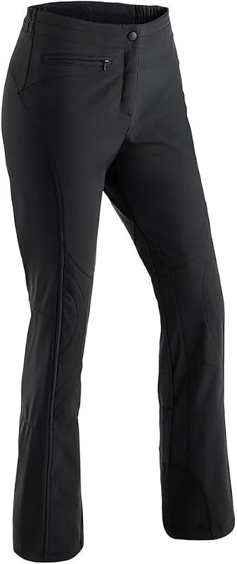 Maier Sports Marie, Pantalon de ski moulant pour femme, Pantalon de neige Softshell déperlant, Matière stretch et taille réglable, Sans PFC, Technologie stormprotec — Vetements ski